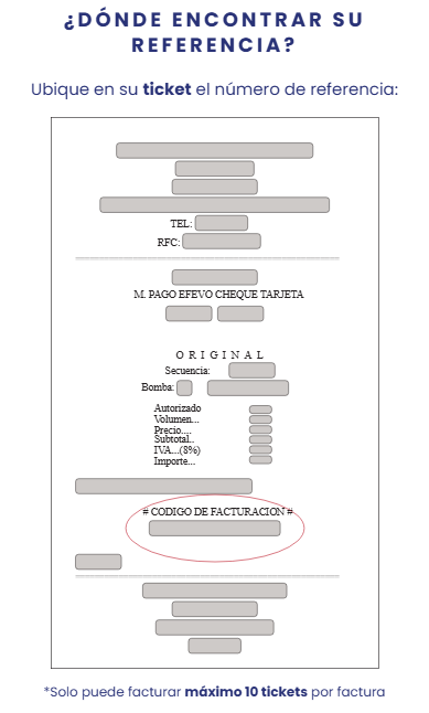 paso dos ingresar datos de ticket de pago de gasolina y datos fiscales