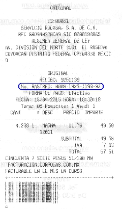 paso dos ingresar datos de ticket de pago de gasolina y datos fiscales