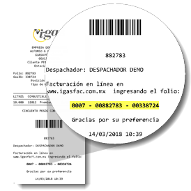 paso dos ingresar datos de ticket de pago de gasolina y datos fiscales