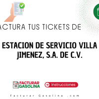 Logo de ESTACION DE SERVICIO VILLA JIMENEZ
