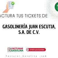 Logo de GASOLINERÍA JUAN ESCUTIA