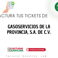 Logo de GASOSERVICIOS DE LA PROVINCIA