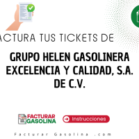 Logo de GRUPO HELEN GASOLINERA EXCELENCIA Y CALIDAD