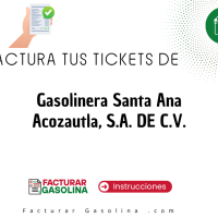 Logo de Gasolinera Santa Ana Acozautla