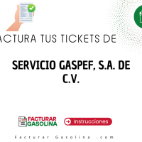 Logo de SERVICIO GASPEF