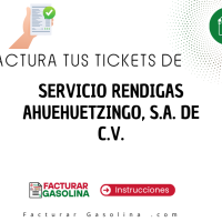 Logo de SERVICIO RENDIGAS AHUEHUETZINGO