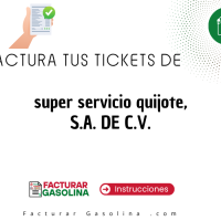 Logo de super servicio quijote