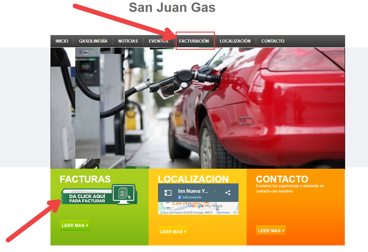 paso dos ingresar datos de ticket de pago de gasolina y datos fiscales